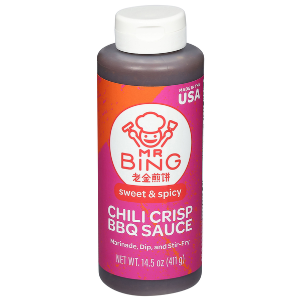 Mr Bing Sweet & Spicy Chili Crisp BBQ Sauce