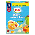 Dole Cherry Mixed Fruit Cups in Juice - 12 ct