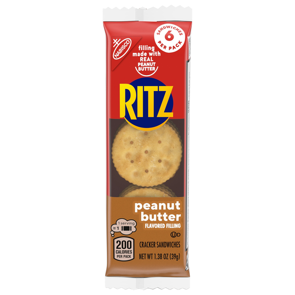 Nabisco Ritz Peanut Butter Sandwich Crackers