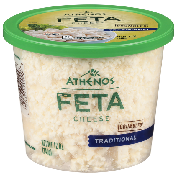Save on Athenos Feta Cheese Traditional Crumbled Order Online Delivery