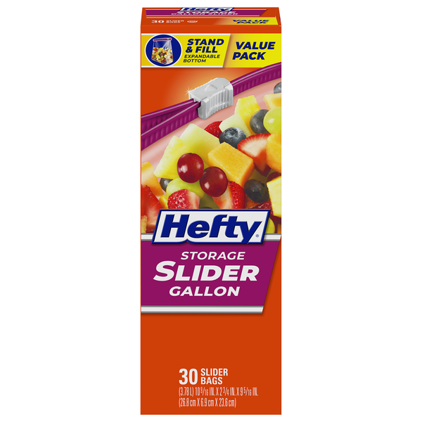 Hefty Slider Gallon Storage Bags