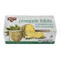 Hannaford Pineapple Tidbits Fruit Cups in Juice - 4 ct