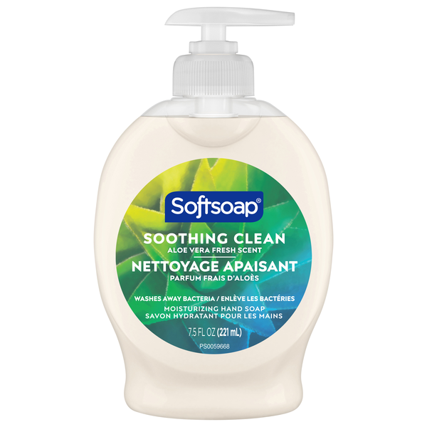 Softsoap Soothing Aloe Vera Fresh Scent Moisturizing Liquid Hand Soap