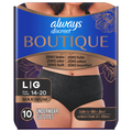 Always Discreet Boutique Women's Incontinence Underwear Max Low Rise L