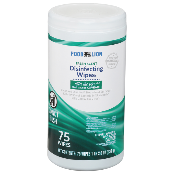 Food Lion Fresh Scent Disinfecting Wipes