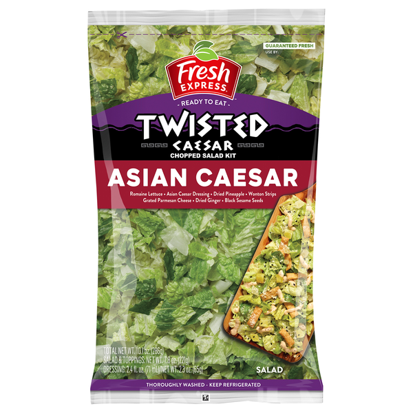 Fresh Express Chopped Twisted Asian Caesar Salad Kit