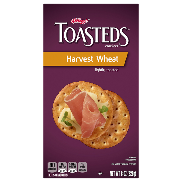 Save on Toasteds Crackers Harvest Wheat Lightly Toasted Order Online