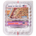 Handi-Foil Cook & Carry Lasagna Pans & Lids 11.75 X 9 3/8 X 1.5 Inch