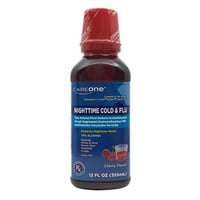 CareOne Nighttime Cold & Flu Relief Multi-Symptom Cherry Flavor Liquid