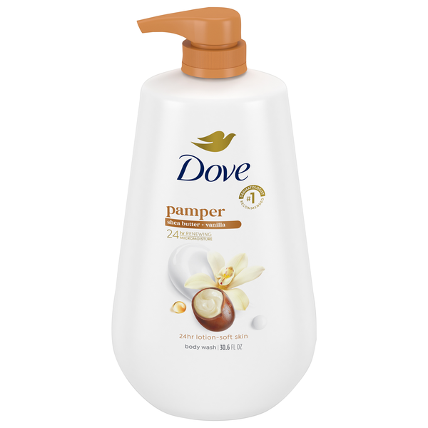 Dove Pampering Shea Butter & Vanilla Body Wash Pump