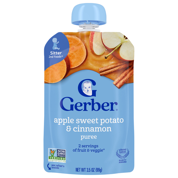 Gerber Natural Toddler Apple Sweet Potato with Cinnamon