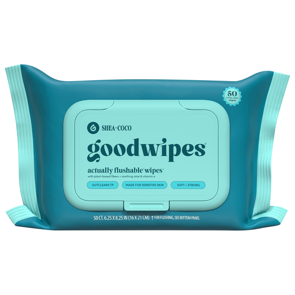 Goodwipes Shea-Coco XL Flushable Wipes