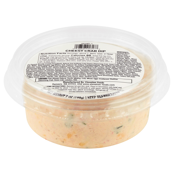 Hannaford Cheesy Crab Dip Refrigerated