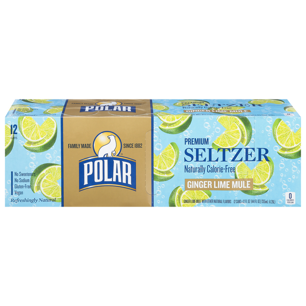 Save on Polar Ginger Lime Mule Seltzer 12 pk Order Online Delivery
