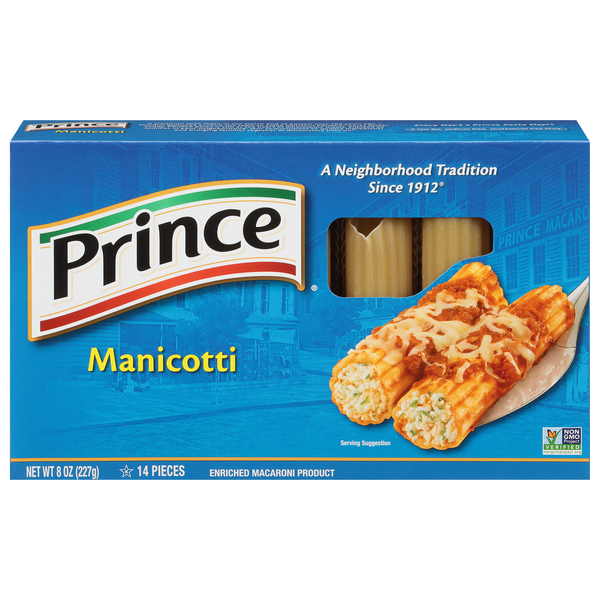 Prince Manicotti Pasta