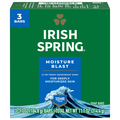 Irish Spring Moisture Blast Deodorant Soap Bar - 3 ct