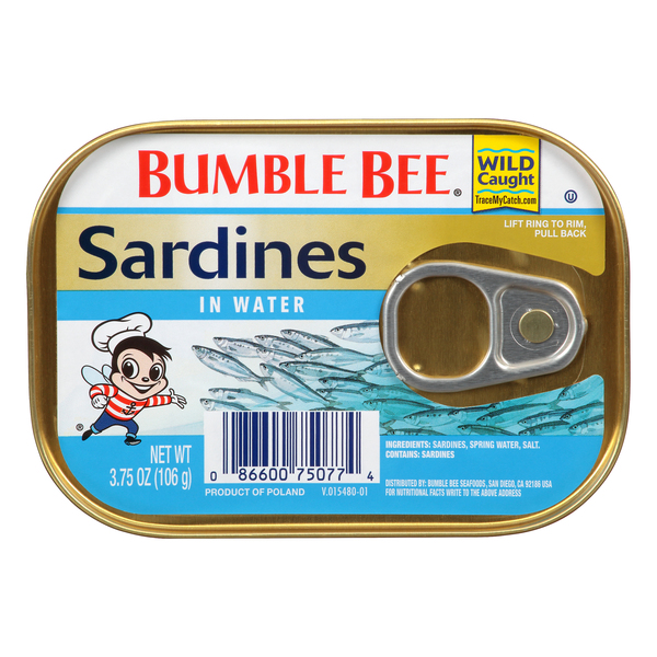 Canned Sardines In Water
