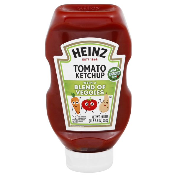 Heinz Tomato Ketchup with a Blend of Veggies