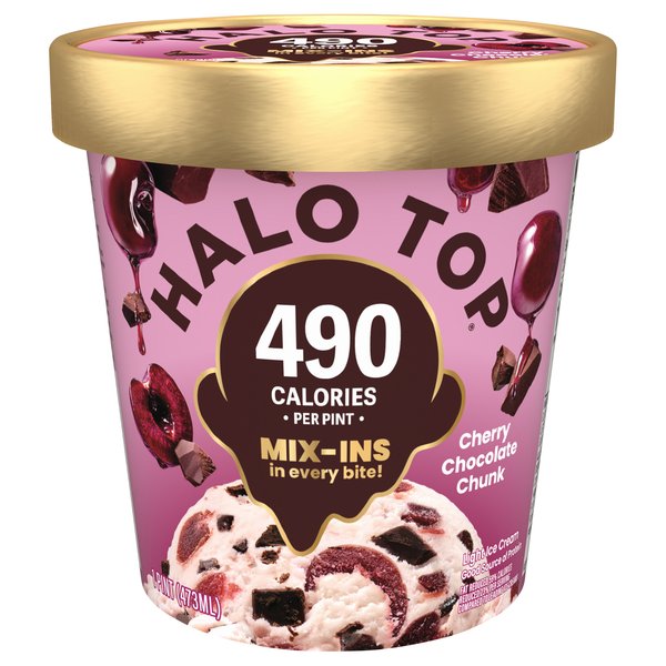 Halo Top Light Cherry Chocolate Chunk Ice Cream
