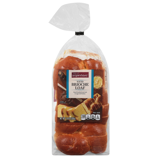 Taste of Inspirations Bakery Brioche Loaf Bread Sliced