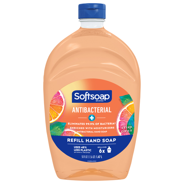 Softsoap Liquid Hand Soap w/Moisturizers Crisp Clean Antibacterial Refill