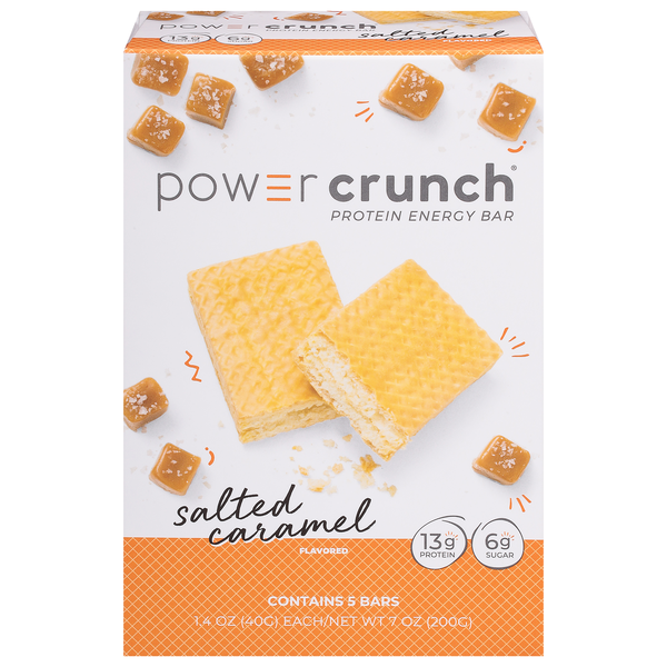 Power Crunch Salted Caramel 13g Protein Energy Bar - 5 ct