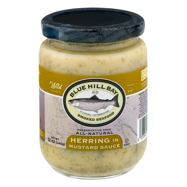 Blue Hill Bay Wild Caught Herring In Mustard Sauce Refrigerated