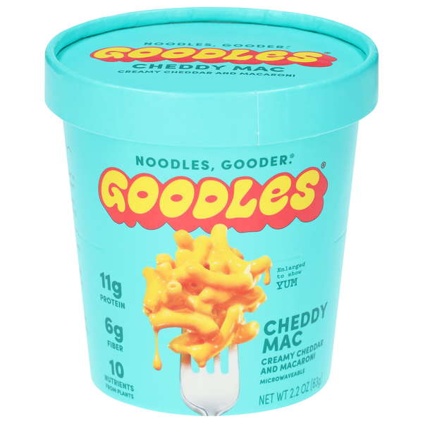 Goodles Cheddy Mac Protein Cheddar Cheese & Macaroni Microwavable Cup