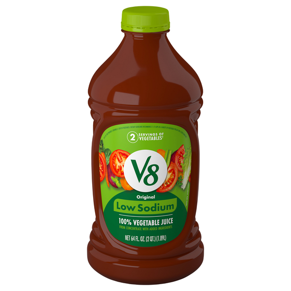 V8 Low Sodium Original 100% Vegetable Juice