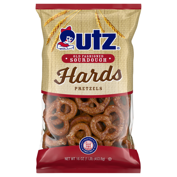 Utz Hards Old Fashioned Sourdough Pretzels
