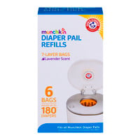 Munchkin Lavender Scent Diaper Pail Refills 7-Layer Bags