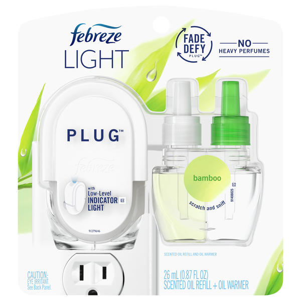 Febreze Light PLUG Bamboo Scented Oil Refill & Warmer
