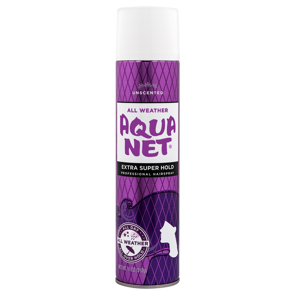 Aqua Net Hair Spray Extra Super Hold Unscented Aerosol