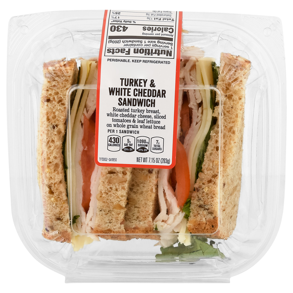Giant Turkey & White Cheddar Deli Sandwich