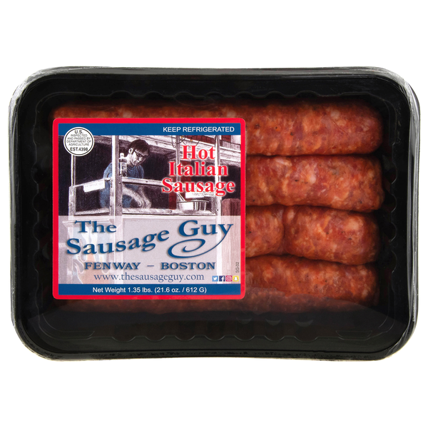 The Sausage Guy Hot Italian Sausage - 4 ct