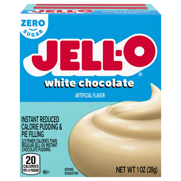Jell-O Zero Sugar White Chocolate Instant Pudding & Pie Filling