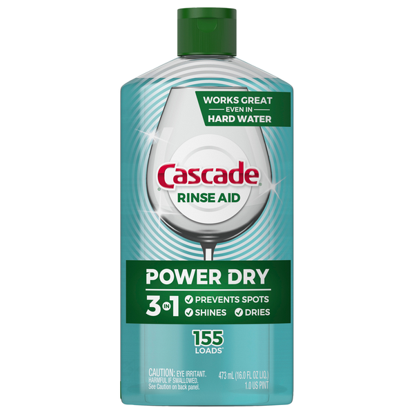 Cascade Power Dry Dishwasher Rinse Aid