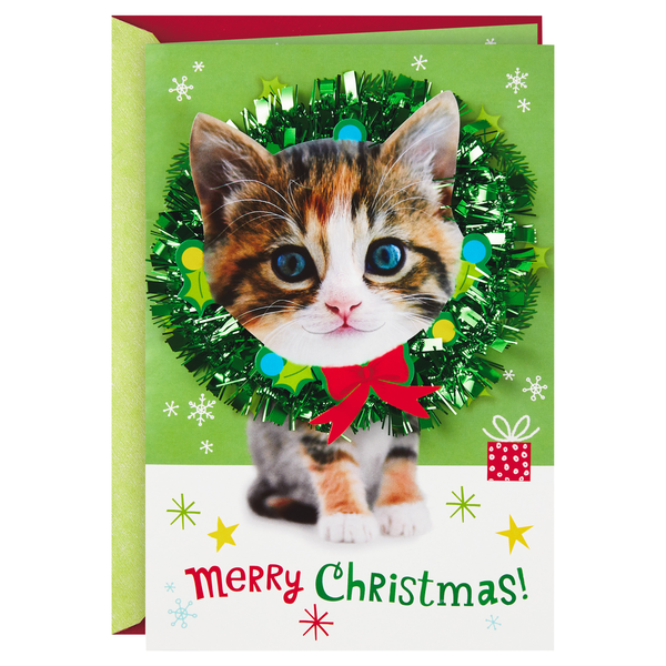 Hallmark Musical Christmas Card (Cats O Christmas Tree)