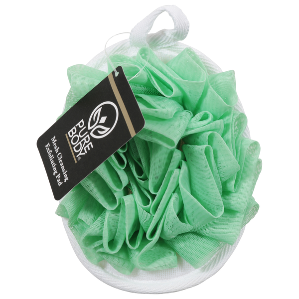 Pure Body Mesh Cleansing Exfoliating Pad Green