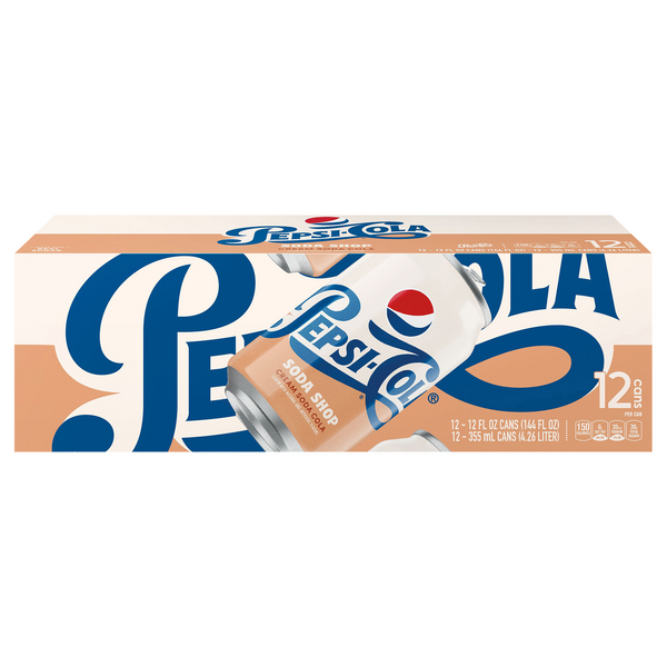 Save on PepsiCola Soda Shop Cream Soda Cola 12 pk Order Online