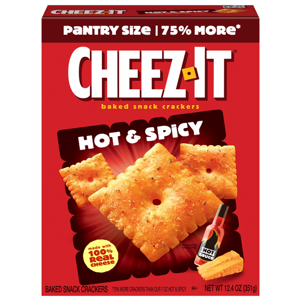 Cheez-It Hot & Spicy Baked Cheese Crackers