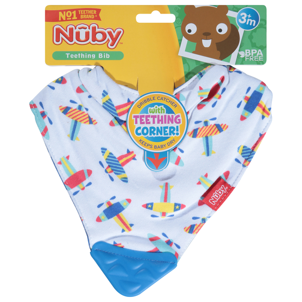 Nuby Teething Bib 3m+