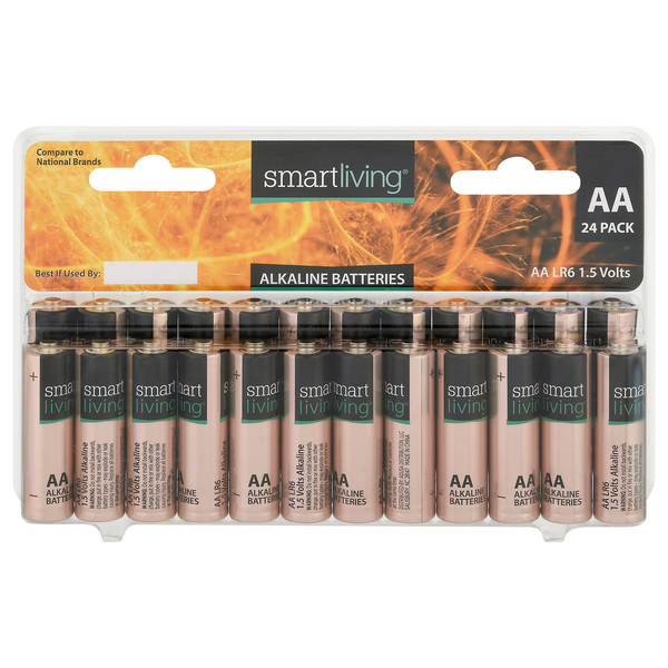 Smart Living Alkaline Batteries AA
