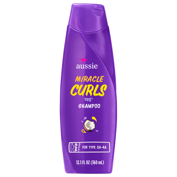 Aussie Miracle Curls Shampoo with Coconut & Joboba Oil Paraben Free