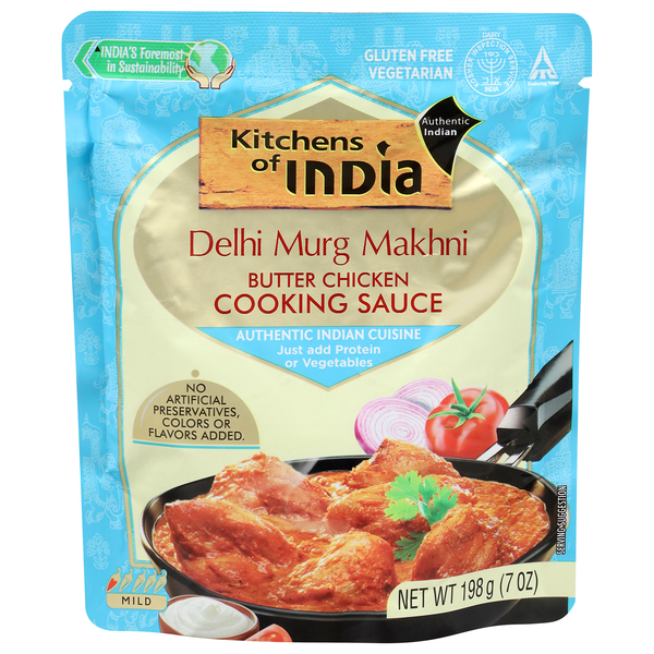Kitchens of India Mild Delhi Murg Makhni Butter Chicken Cooking Sauce