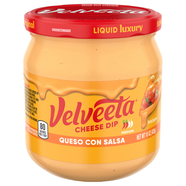 Velveeta Queso Con Salsa Cheese Dip
