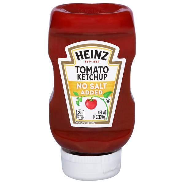 Heinz No Salt Added Tomato Ketchup