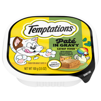 Temptations Catnip Fever Pate in Gravy Adult Wet Cat Food