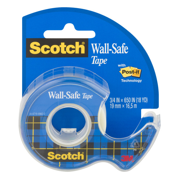 Save on Scotch WallSafe Tape .75 X 18 Inches Order Online Delivery