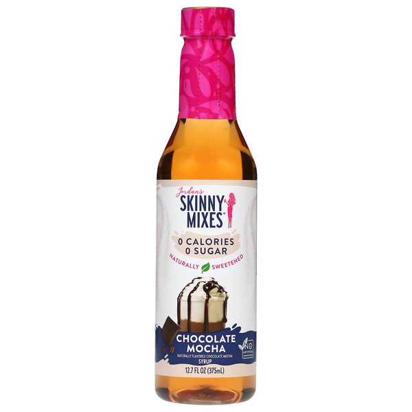 Jordan's Skinny Mixes 0 Calories & Sugar Chocolate Mocha Flavored Syrup